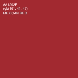 #A1292F - Mexican Red Color Image